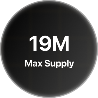 19M max supply